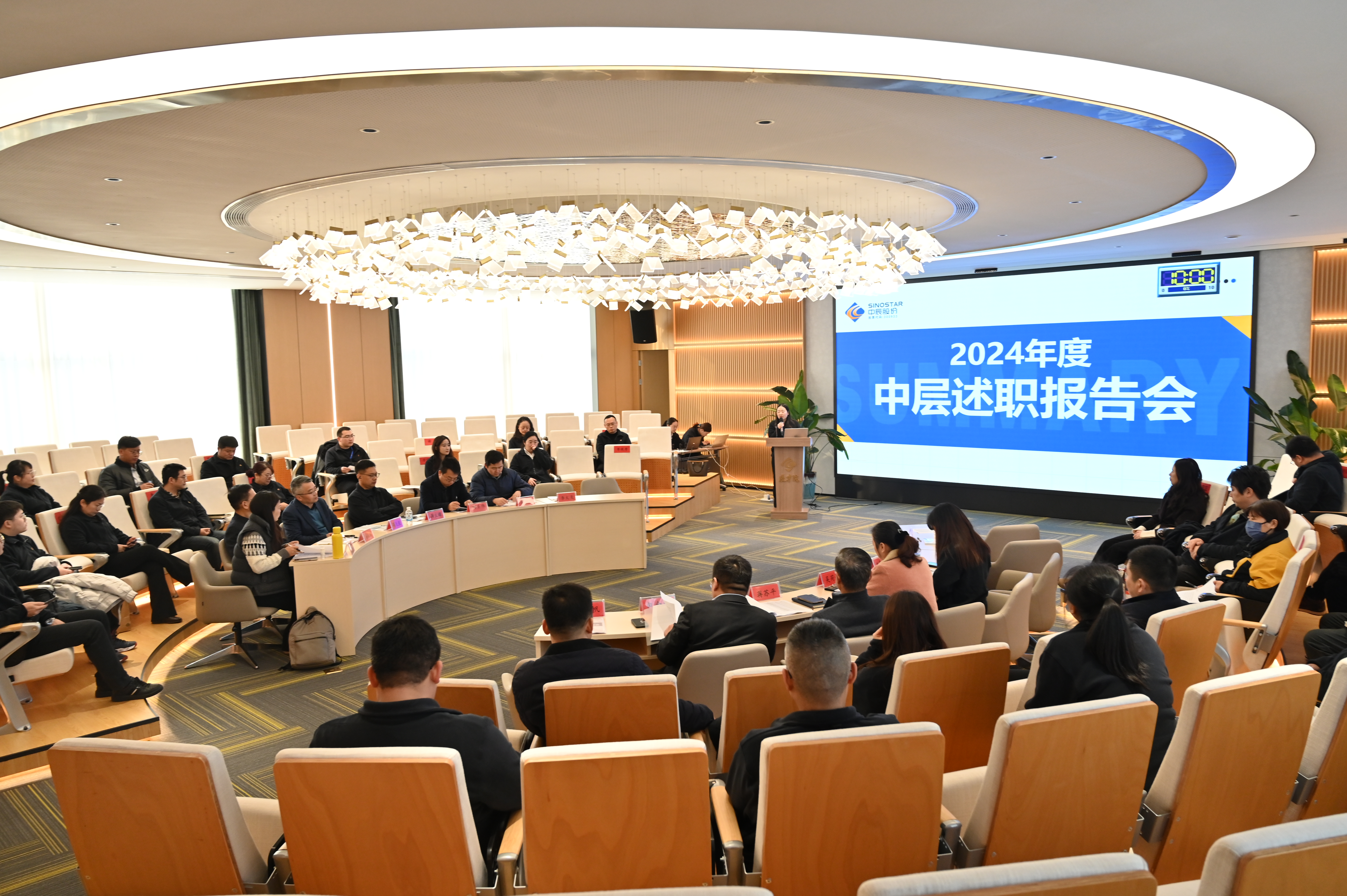 【知責(zé)于心 履責(zé)于行】中辰股份2024年度中高層管理人員年終述職會(huì)議順利召開